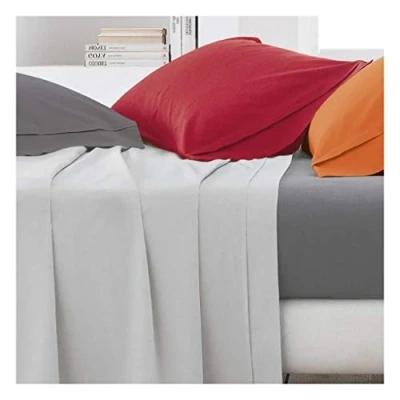 Image de Gabel Drap Housse en Percale, Plusieurs Coloris Disponibles 200x175x0.3 cm Bianco
