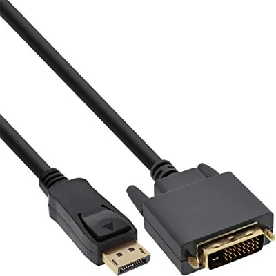 Image de InLine® Câble convertisseur DisplayPort vers DVI Noir 10 m