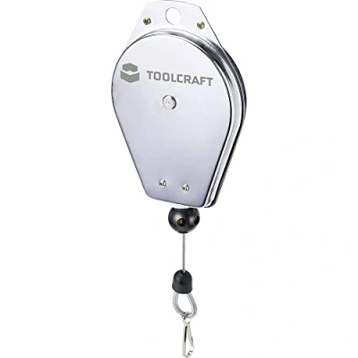 Image de TOOLCRAFT TO 7392612 câble à ressort, de sortie jusqu&#039;à 1,5 m Capacité charge (max.) 2 kg