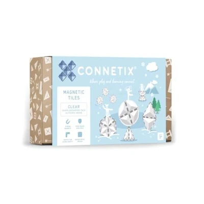 Image de Connetix pièces magnétiques translucides shape expansion pack 24pcs