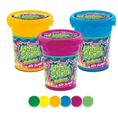 Image de CRAZE Magic slime Shake IT 3X 150 ml de coloré pour enfants faire votre propre mélange DIY, lot set slime, jouets enfants, 31001
