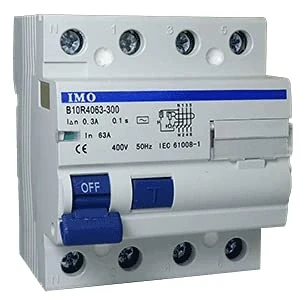 Image de Interrupteur différentiel 10KA, 30mA, 3P+N, 40 Amp, 400VAC