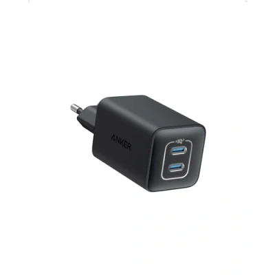 Image de Chargeur iPhone USB C Anker 47 W, 523 (Nano 3), Rapide GaN Compact 2 Ports pour 16/16 Plus/ 16 Pro Max/15/14/13, Galaxy, Pixel 4/3, iPad/iPad Mini (câble Non Inclus) Blanc