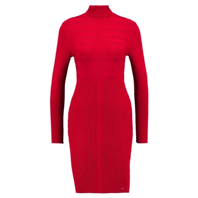 Image de Morgan Rmento Robe pull, Femme, Taille: Large, Tango red