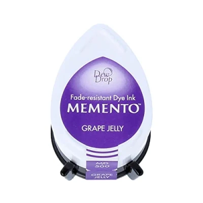Image de Memento Dew Drop encrée Tsukineko Tampon, Gouttes de rosée Bahama Bleu