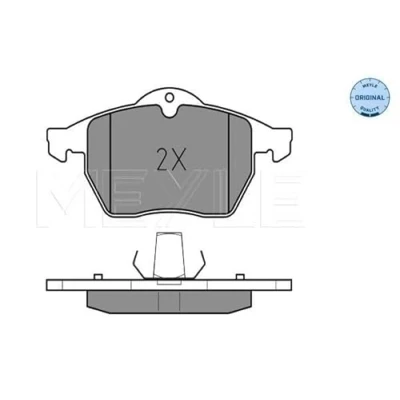 Image de MEYLE 025 218 2919 Jeu de plaquettes frein ORIGINAL Quality Essieu avant préparé pour indicateur d&#039;usure avec tôle anti bruit OPEL: Astra G CC