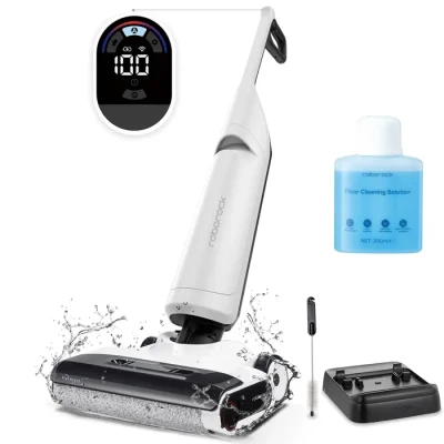 Image de Roborock Flexi Lite Aspirateur Balai Laveur Sec et Humide 17000Pa Nettoyage FlatReach Auto Nettoyade/Séchange des Bords