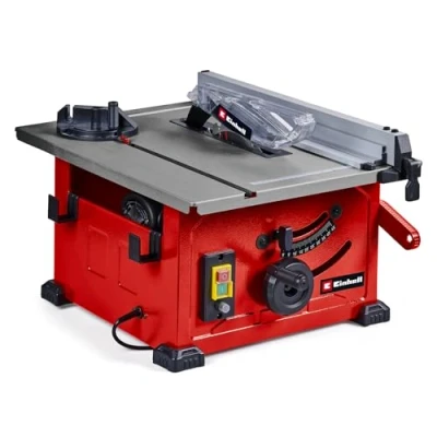 Image de Einhell Scie circulaire sur table TC TS 8 (1 200 W, hauteur de coupe 45 mm, lame Ø 210 butée d’angle, parallèle, raccord pour aspirateur dans le bâti)