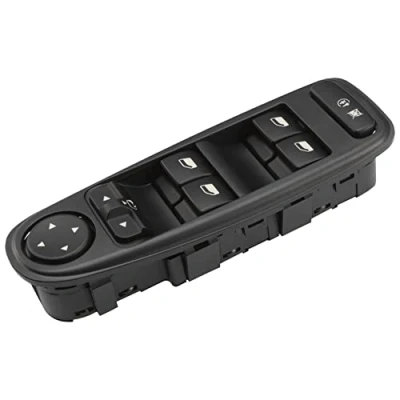 Image de FanPaYY Commande Leve Vitre C4, Panneau de Contrôle Fenêtres Gauche 6554.YH Commutateur Interrupteur Bouton pour Citroen C4 Grand Picasso 96639383ZD