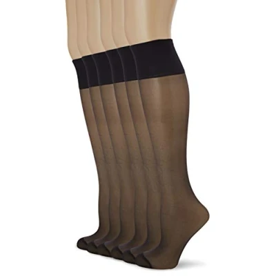 Image de DIM Mi Bas Femme Beauty Resist Transparent Confort x6, Noir, Taille unique