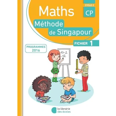 Image de Méthode de Singapour CP (2016) Fichier l&#039;élève 1 Livre d’occasion Correct