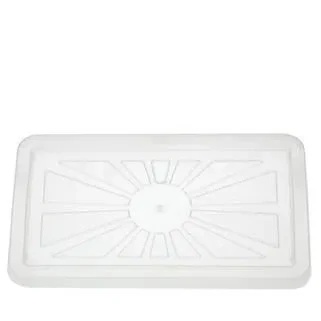Image de keeeper Boîte de Rangement avec Couvercle et Système Fermeture Coulissante, 59,5 x 39,5 17 cm, 28 l, Cornelia, Vert Transparent