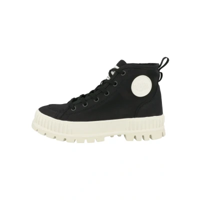 Image de Palladium Pallashock Bottines à lacets, Taille: 36, Black Cuir