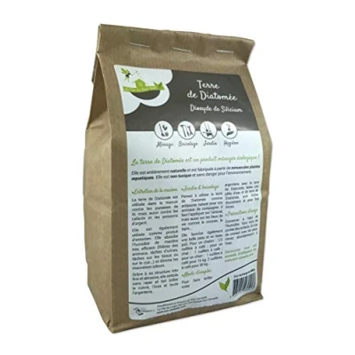 Image de ECO CONSEILS.COM Terre de Diatomée Anti Punaises Lit (Sachet Poudre 1kg) Solution Naturelle Insectes (Prévention et Traitement) Éco Responsable