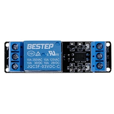 Image de Buwei 3.3V Module de Relais déclenchement Bas Niveau à 1 Canal avec Isolation optocoupleur