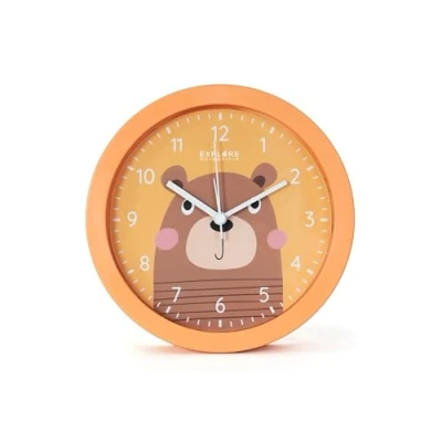 Image de Explore Scientific, Horloge Murale, réveil, analogique, Orange
