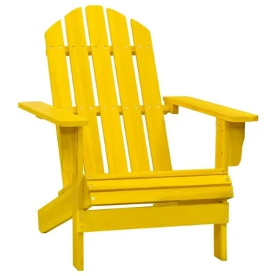 Image de vidaXL Chaise de jardin Adirondack bois sapin massif jaune 315874