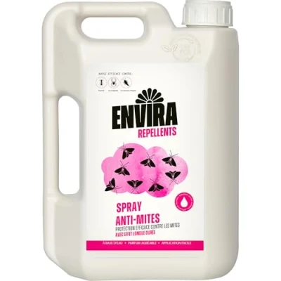 Image de Envira Spray anti mites à Action Longue Durée alimentaires sans Odeur &amp; A Base d&#039;eau 2 L