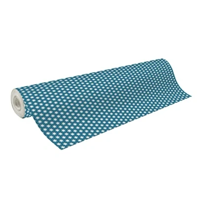 Image de Clairefontaine 211925C Une Bobine De Papier Cadeau Alliance 60g Format : 50x0,70m Motif Flocons Bleus, Noël Emballage Cadeau, Idéal Pour Les Emballages Professionnels