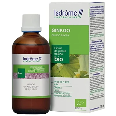 Image de Ladrôme Extrait de Plante Fraîche Bio Ginkgo 100 ml