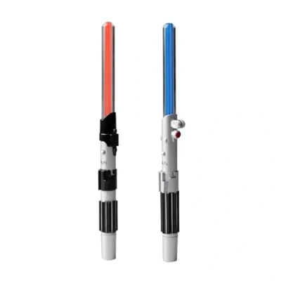 Image de Grupo Erik Stylos Star Wars Sabres Laser Luke Skywalker &amp; Dark Vador Lumière LED, Encre Noire, Cadeau Sous Licence Officielle