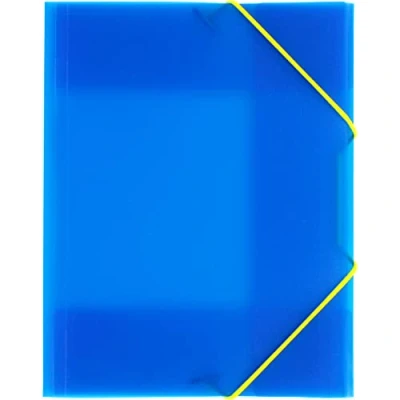 Image de Grafoplás Classeur A5 avec élastiques et rabats Bleu