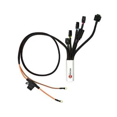Image de Unbekannt Ezcan 2103139 Organiseur d&#039;accessoires 4 canaux pour BMW R1200 1250 LC 80231 76 mm x 30 16 avec micro USB A
