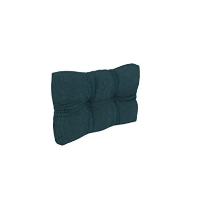 Image de POKAR Coussin Matelassé pour Palettes Euro 1x Dossier 60cm x 40cm 12cm, en Mousse formée à Froid, très Confortable, Canapé de Jardin, Intérieur et Extérieur, sans Palette, Vert foncé