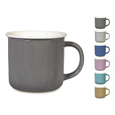Image de H&amp;h set 6 tazze jumbo crayon in new bone china senza piatto cc400