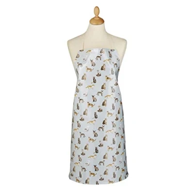 Image de Citylook Cooksmart Tablier en PVC Motif chats curieux Multicolore Taille unique