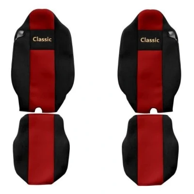 Image de F CORE ContiClassic PS30 RED Couverture de siège Rouge À motifs Textile avant