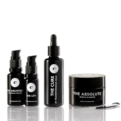 Image de COCUNAT Coffret Routine Réparatrice Anti âge Crème + Sérum Contour des Yeux Traitement Signes de l&#039;Âge Effet Liftant Acide Hyaluronique et Retinol Like Tous Types Peau