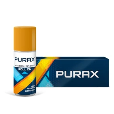 Image de Purax Antitranspirant Roll On Extra Strong 50 ml, fraîcheur durable et fiabilité