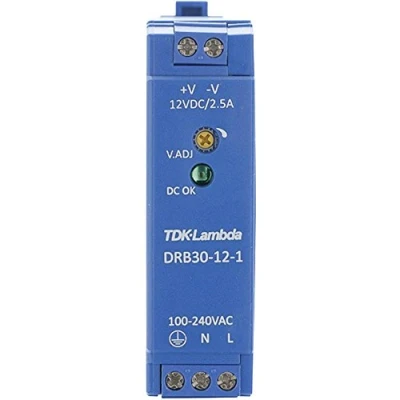Image de Alimentation rail DIN TDK Lambda DRB 30 12 1 15 V/DC 2.5 A W x