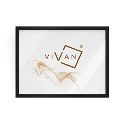Image de VIVAN Cadre en bois, noir mat, format image A3