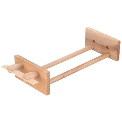 Image de Rayher métier à tisser pour perles en bois de 32 x 11,9 cm confectionner des bijoux d une largeur env. 9,2 accessoire arts créatifs pratique couleur nature, 7201600