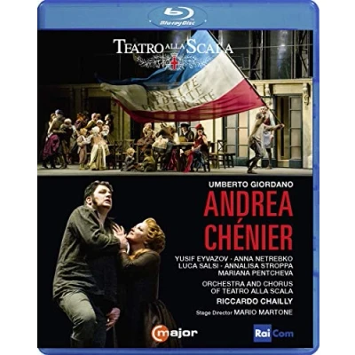 Image de Umberto Giordano : Andrea Chénier. Eyvazov, Netrebko, Salsi, Stroppa, Pentcheva, Chailly, Martone. [Blu Ray]