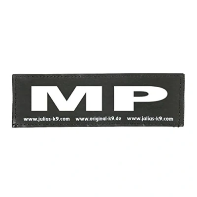Image de Patchs interchangeables 1 Paire MP Taille S Noir