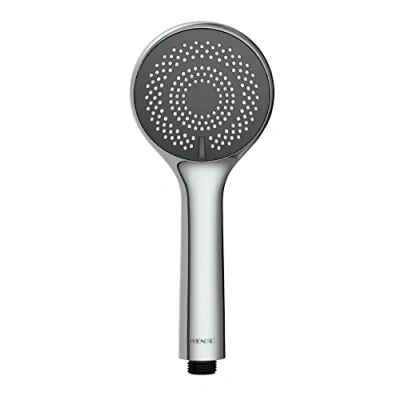 Image de WENKO Pomme de Douche Water Saving Ø 9,5 cm Douchette Universelle, pommette avec système d&#039;économie d&#039;eau et 3 Types Jets Chromé