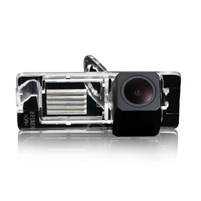 Image de Éclairage Plaque d&#039;immatriculation HD CCD Caméra Recul Voiture Couleur arrière Imperméable Vision Nocturne,Haute résolution pour Renault Fluence Duster Latitude Scenic2/3 Megane Cabrio clio4