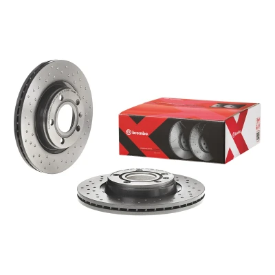 Image de BREMBO XTRA LINE 09.7196.1X Disque de frein 280 22 5 percé/revêtement int. revêtu à haute teneur en carbone AUDI: A4 B6 Avant, B5 Berline