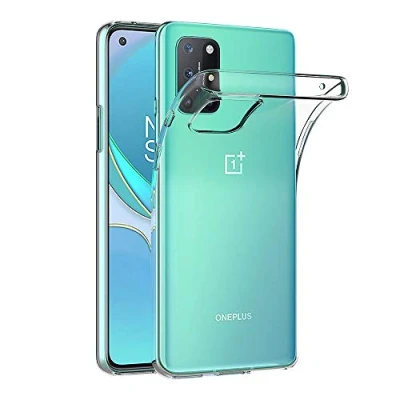 Image de AICEK Coque Compatible OnePlus 8T, Transparente Silicone pour 8T Housse Etui Case (6,55 Pouces)