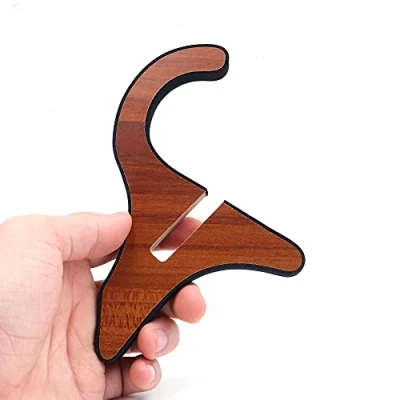 Image de Alnicov Support de kalimba portable et amovible en bois pour piano à pouce, cadre fixe Kalimbas 10 touches 17