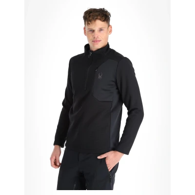 Image de Spyder Bandit 1/2 Zip Veste Polaire Homme, Noir, s