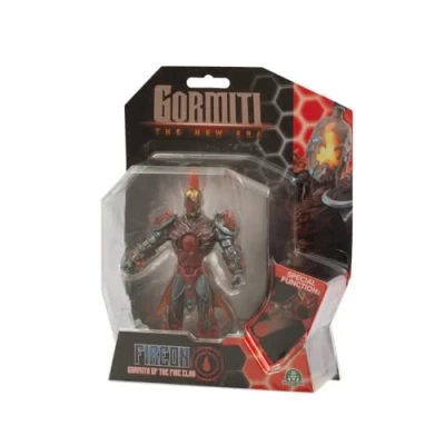 Image de Gormiti, Figurine articulée 15 cm, Gormiti avec Fonction d&#039;attaque, Modèle Feu Fireon, pour Les Enfants à partir de 4 Ans, GRV223, Multicouleur