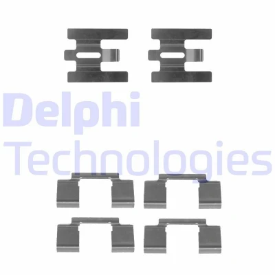 Image de DELPHI LX0224 Kit d&#039;accessoires, plaquette de frein à disque VOLVO: 940 II Break, 740 Berline, Break