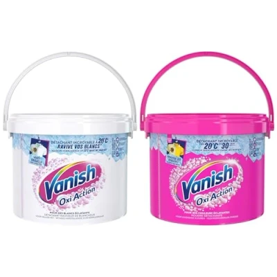 Image de VANISH Détachant Textile Oxi Action Poudre Gold 2,7 kg + Blanc