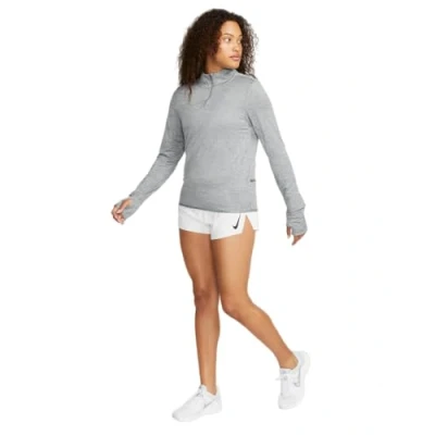 Image de Nike Performance Swift Tshirt à manches longues, Femme, Taille: Large, Smoke grey