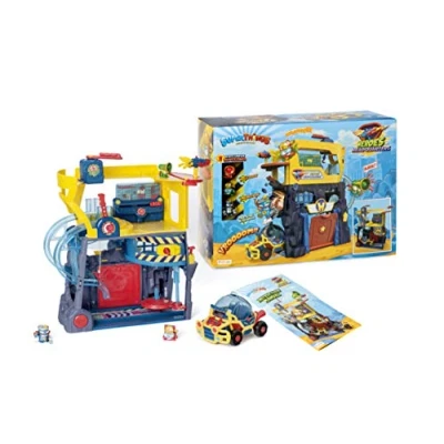 Image de SuperThings Set de Jeu, Quartier général des héros Comprend 3 exclusifs et 1 véhicule Exclusif