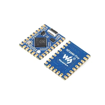 Image de RP2040 Carte de Développement Basée sur Raspberry Pi Microcontrôleur Processeur Arm à Double Cœur, 20 x Multifonctions GPIO Pins, Support C/C++, MicroPython, Arduino, 23.5 * 18 2.1 mm